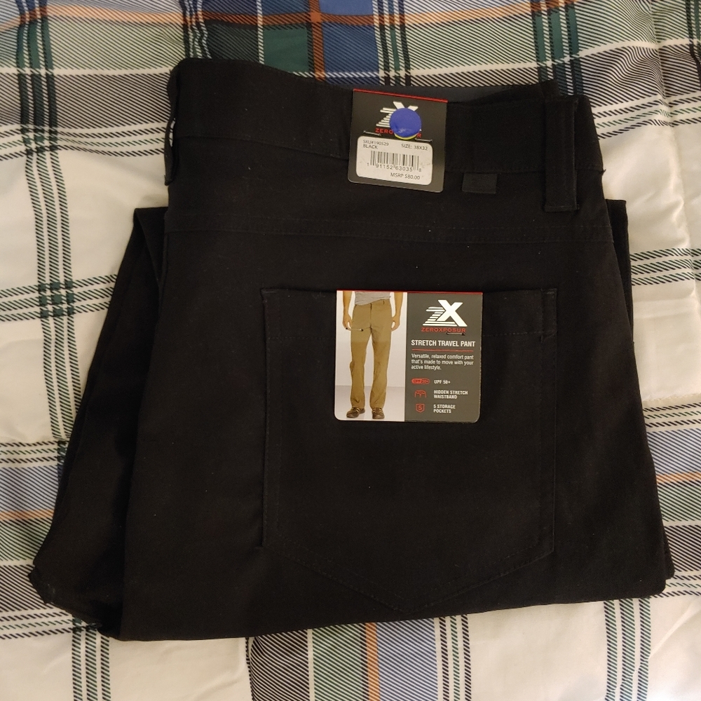 Mens zeroxposur travel pant 38×32